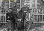 Производственный штаб строительства, 1-й справа Ф.И. Иванов